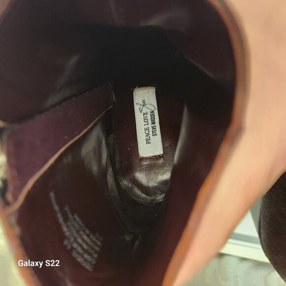 Steve Madden "TStudio" Peace and Love Booties. NWT. Size 5.5 - Picture 6 of 11